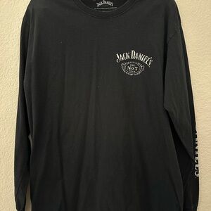 Jack Daniels Classic Black Long Sleeve Tee
